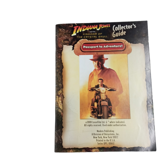 Indiana Jones & The Kingdom of the Crystal Skull Collector's Guide Book & Poster - Picture 10 of 10